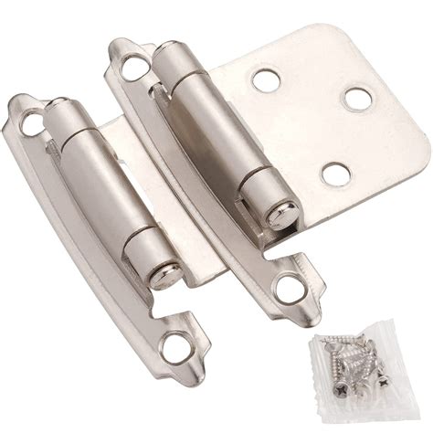 brushed steel cabinet hinges|kitchen cabinet screws for hinges.